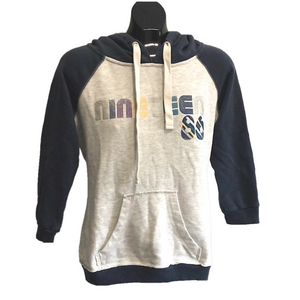 Mossimo Supply Co. Grey & Navy Hoodie, Size L